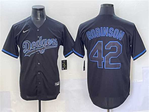 Men's Los Angeles Dodgers #42 Jackie Robinson Black Fashion Stitched Jersey,We sell and wholesale Men's Los Angeles Dodgers #42 Jackie Robinson Black Fashion Stitched Jersey on line form chian!